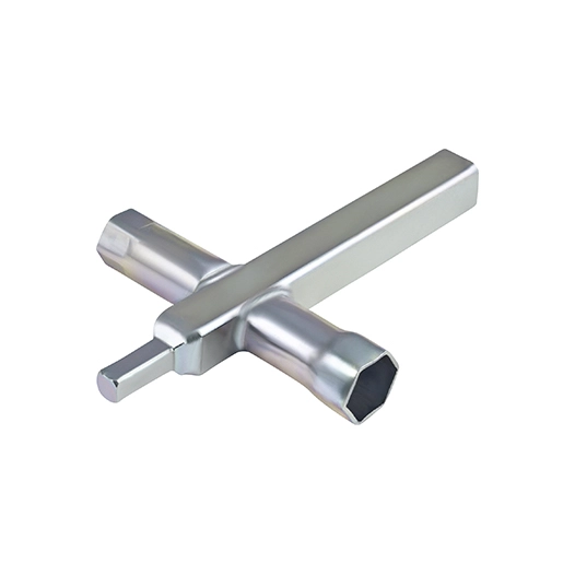 clé à bougie de 16 x 21 mm arnold. avec carrés de vidange: mâle 9,5 mm (3/8'') - femelle 11 mm.