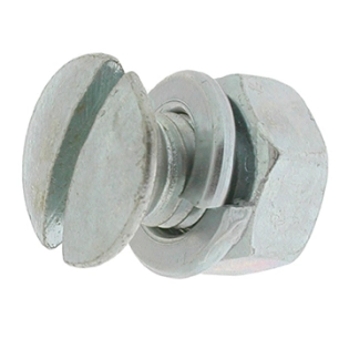 vis de lame avec écrou et rondelle adaptable pour brill et gardena - l: 16mm, ø: 8mm