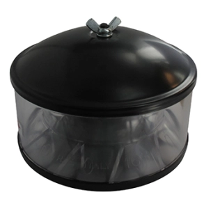 pré-filtre à air adaptable pour lombardini - h: 108mm, ø: ext: 136mm, ø int: 48mm. remplace origine: 6727-030