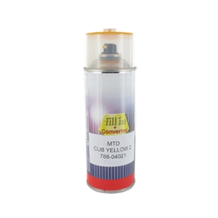bombe de peinture couleur jaune mtd (cub cadet) - origine: 788-04021, 78804021.