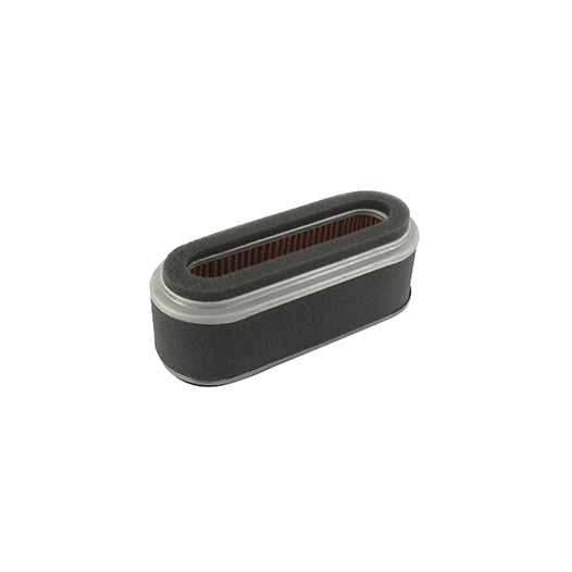 filtre à air adaptable pour kawasaki modèle ovale avec pré-filtre - l: 136mm, l: 52mm, h: 49mm. remplace origine: 3155v1-212a, 3