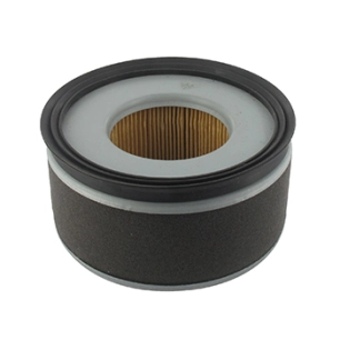 filtre à air adaptable pour kubota modèle cylindrique borne + trou - h: 65mm, ø: ext: 122mm, ø int: 59mm. remplace origine: 1218