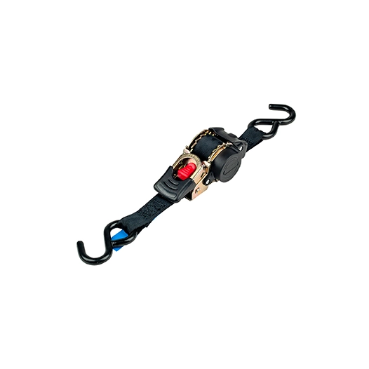 sangle d'arrimage automatique. 1.8 m x 25 mm. crochet en s. capacité 250 kg.