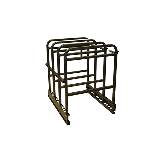 présentoir de rangement pour rampes et/ou lèves-autoportées- se fixe sur une palette de 80x120 cm -pl