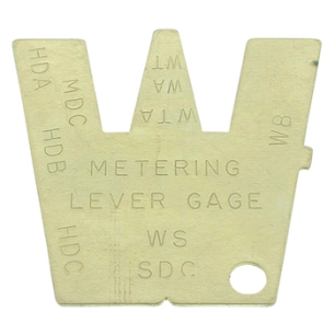 jauge de réglage adaptable pour levier d'alimentation walbro. remplace origine: 500-13, 500-13-1.