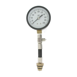 manomètre de contrôle de compression pour moteur à essence à lecture directe de 0 à 21 kg/cm² - pour filet de bougie d'allumage