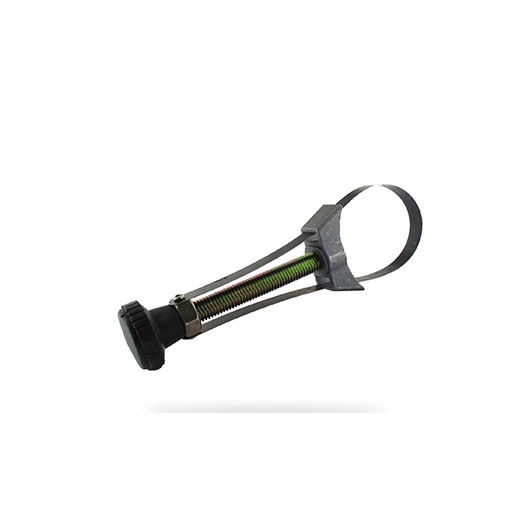 clé à filtre à sangle métallique.