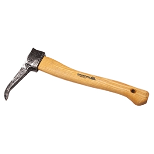 sapie manche bois 400mm avec tête acier ck45 forgée main 600g.