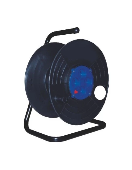 Enrouleur de rallonge électrique vide avec 4 prises