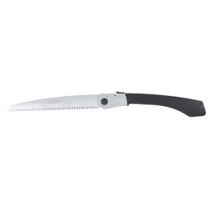 scie arboricole pliable ozaki avec lame de 270mm et poignée soft-grip.