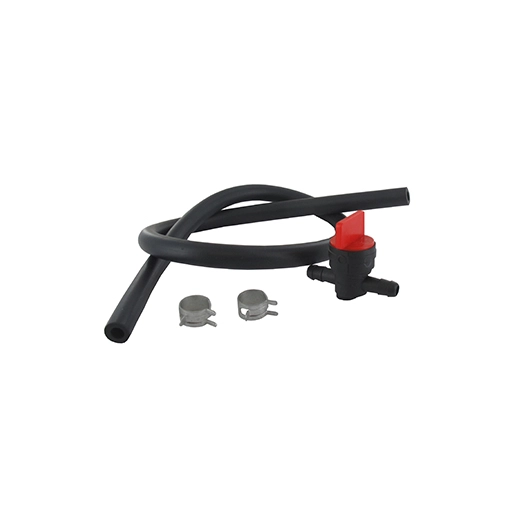 kit de racordement carburateur (robinet, collier et tuyau) universel, adaptable briggs & stratton.