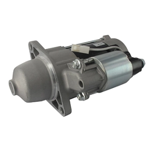 démarreur adaptable kubota 12v, 9 dents, 1kw, type denso plgr. montage 2 points. pour bx1500d, f2260, f2560, f2560e, f3060, g21