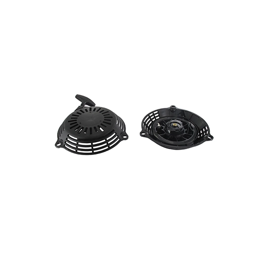 lanceur complet adaptable honda. noir. identique au 5101032 mais équipé d’une longue corde pour démarrage au guidon, corde de 22