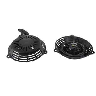 lanceur complet adaptable honda. noir. identique au 5101032 mais équipé d’une longue corde pour démarrage au guidon, corde de 22