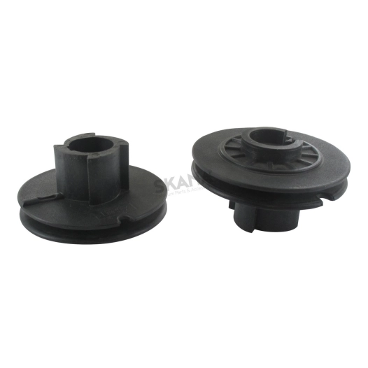 poulie adaptable alpina pour modèles vip34, 40, 41, 42, 45, 50, 52, star36, 41, 45, 55, stiga sb36, 40, 44, 52. remplace origine