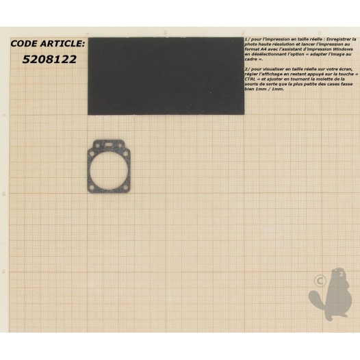 joint adaptable pour carburateur walbro modèles wa - wt et wta