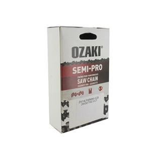 chaîne de tronçonneuse ozaki semi carrée 1/4 .043 (1,1mm) mini 28 entraîneurs. adaptable sur scie de jardin à batterie gta26.