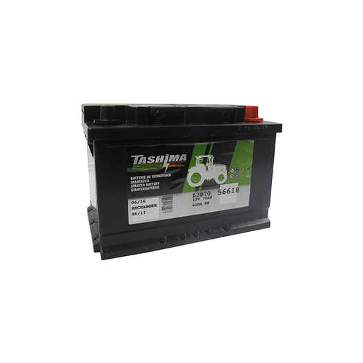 batterie de démarrage tashima 12v - 70a + à droite - l: 278mm, l: 175mm, h: 190mm