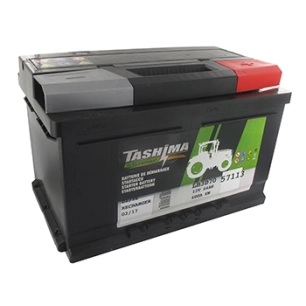 batterie de démarrage tashima pb ca/ca, 12v - 64a + à droite - l: 278mm, l: 175mm, h: 175mm - puissance de démarrage de 620a.