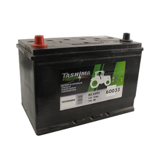 batterie de démarrage tashima 12v - 95a + à gauche adaptable pour kubota modèles m5700- dt- q, m9000- dt- q - l: 305mm, l: 176m