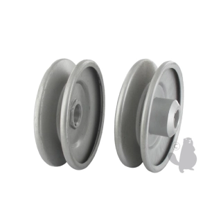 poulie à moyeu claveté adaptable pour murray. remplace origine: 21096.ø: ext.95,25mm, ø int:.15,9mm.