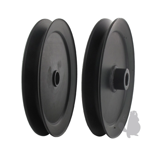 poulie adaptable pour palier de lame snapper. remplace origine: 18781, 18587, 10787.h:36,2mm, ø: ext.174,6mm, ø int:.19,05mm.