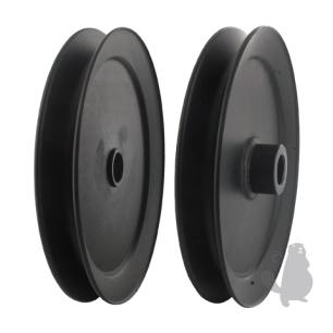 poulie adaptable pour palier de lame snapper. remplace origine: 18781, 18587, 10787.h:36,2mm, ø: ext.174,6mm, ø int:.19,05mm.
