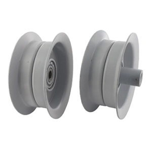 poulie à gorge plate sur roulement adaptable pour snapper modèles 12 et 14ch à coupe 38 - h: 47,6mm, ø: ext: 104,8mm, ø int: 9,5