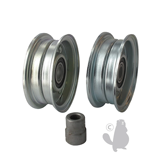 poulie à gorge plate adaptable pour bunton - john deere - murray - noma. remplace origine: 21409, 21409ma, 300920, 40223, pt8649