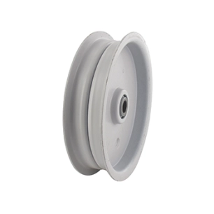 poulie tendeur à gorge plate avec rebords adaptable case: c15343, c42426, gilson: 36374, john deere: am12138, am35590, lawn-boy: