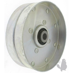 poulie à gorge plate adaptable ariens - mtd. remplace origine 07314000, 756-0128, 756-0218. ø: ext:33,34mm,alésage:9,52mm, h:82,
