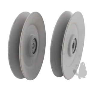 poulie à gorge trapézoïdale en v.ø: ext:114,30mm,alésage:9,53mm, h:19,05mm