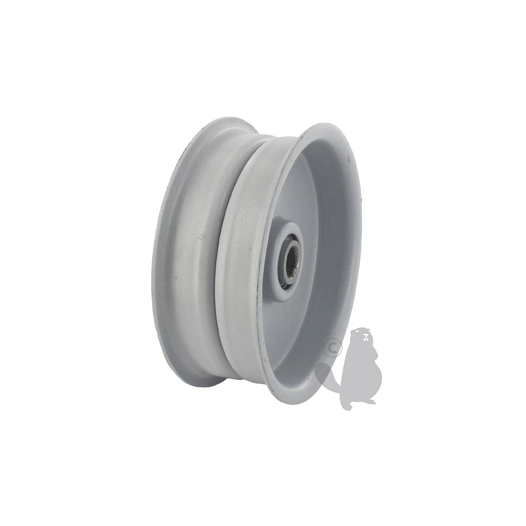 poulie tendeur à gorge plate avec rebords en acier adaptable pour mtd.remplace origine: 756-0240.ø: ext:92,10mm, ø: int:9,53mm.