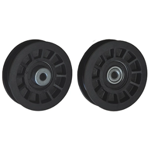 poulie à gorge plate adaptable ayp, husqvarna modèles ct131, ct135, ct141, cth160, ø: ext: 89mm, alésage: 9,5mm, h: 25,4mm. remp