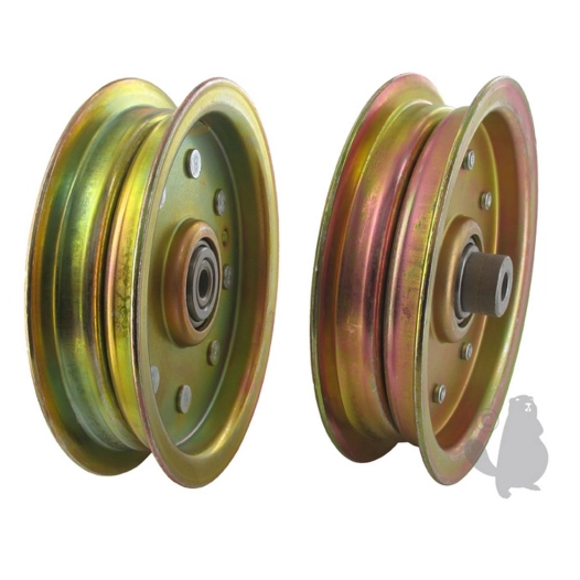 poulie à gorge plate tout acier adaptable scag. remplace origine 483213, 482306, 48473. similaire à notre poulie 6203343 compos