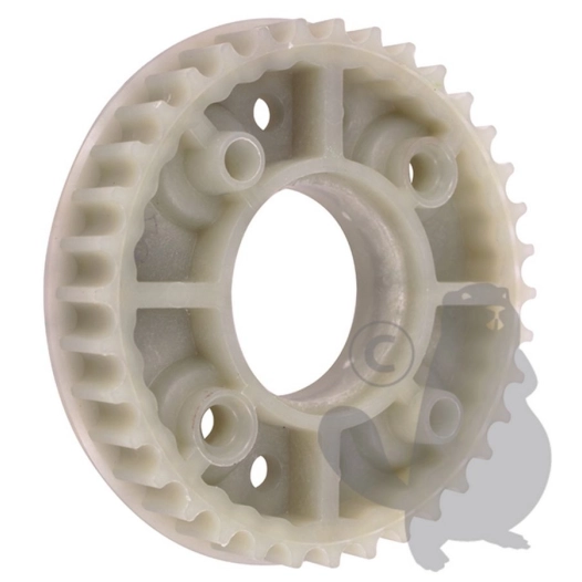 poulie crantée. remplace origine stiga 1134-4321-01. adaptable sur villa 107m, park 92m, park 107m.