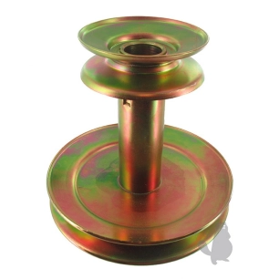 poulie double adaptable mtd pour paliers de lame. remplace origine 756-04064a.