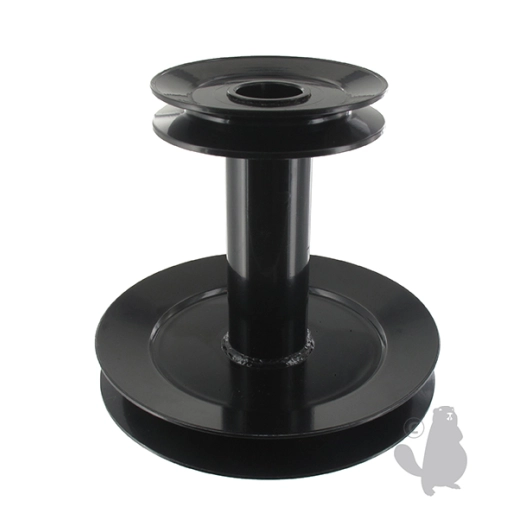 poulie double adaptable mtd pour paliers de lame. remplace origine 756-04067a.