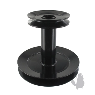 poulie double adaptable mtd pour paliers de lame. remplace origine 756-04067a.