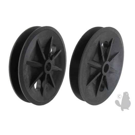 poulie pour boitier de transmission honda. ø 105mm. remplace origine 22421-ve1-t000.