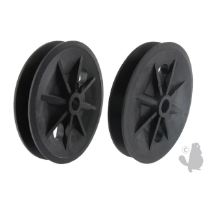 poulie pour boitier de transmission honda. ø 105mm. remplace origine 22421-ve1-t000.