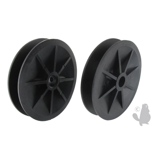 poulie pour boitier de transmission hayter, honda. ø 86,5mm. remplace origine 111-1941, 22420-vh3-851.