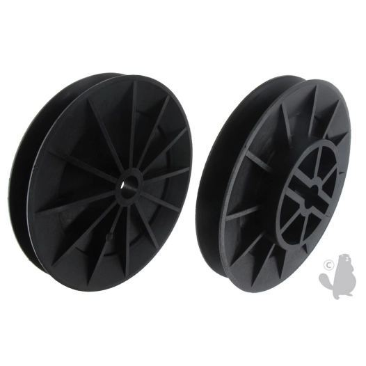 poulie pour boitier de transmission stiga. ø 136mm. remplace origine 119700050/0.