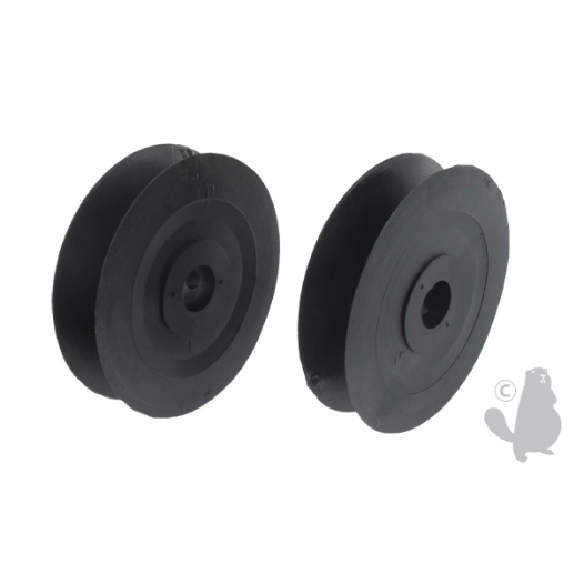 poulie pour boitier de transmission emak. ø 65mm. remplace origine 66070450.