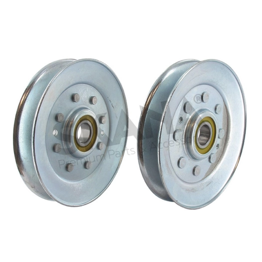 poulie à gorge en v adaptable john deere pour x300, x304. remplace origine am135957, am136357.