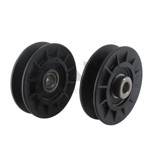 poulie à gorge en v adaptable john deere pour séries lx, gt42, gt262, gt275, z225, z245. remplace origine am115460.