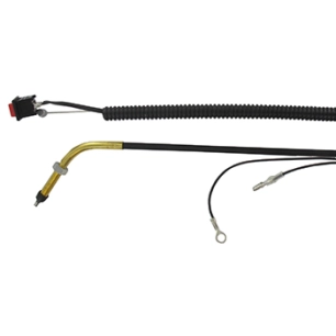 jeu câble accelerateur et interrupteur pour echo modèle pb770. remplace origine: v043-000340, v043-001020.