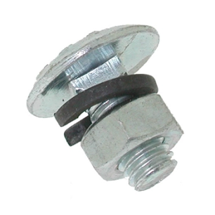 vis de lame avec écrou et rondelle adaptable pour gutbrod - l: 16mm, ø: 6mm