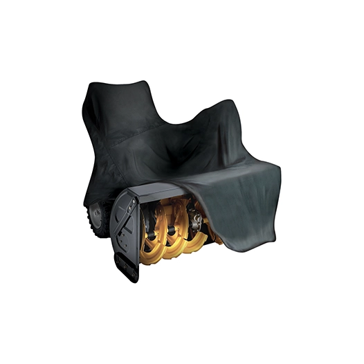 housse polyester noire 196 x 123/96 x 114cm pour fraise à neige