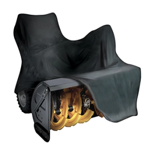 housse polyester noire 196 x 123/96 x 114cm pour fraise à neige